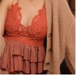 Free People Adella Camisole in burnt orange size sm NWT Photo 4