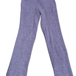 Alo Yoga •  Wool Cashmere New Class Wide Leg Pants Heathered winterberry blue XS Photo 0