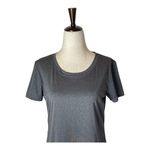 Alo Yoga  Gray Short Sleeve Crew Neck Alosoft Finesse Athletic‎ Tee Size XS Photo 3