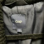 Gap  Coat Sweater Navy Blue Button Cropped Tweed Wool Blend Collar Sz L Photo 4