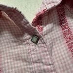 Wrangler  Size M pink and White Striped Casual Button-Up Shirt western farmhouse Photo 4