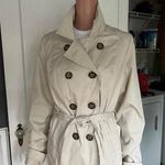 Merona Short Trench Coat size Large Photo 0