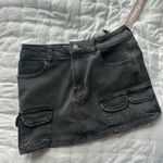 Missguided Black Denim Skirt  Mini Photo 2