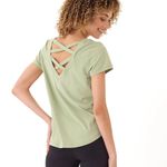 Threads 4 Thought New  KRISTIE CRISS CROSS‎ LUXE JERSEY TEE Photo 4