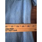 Vintage 70s Sears Fashions Denim Shirt Dress Retro Americana Size 12 Blue Photo 3