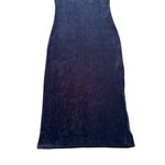 Juicy Couture 🔃 Velour Blue Stretch Fitted Midi Tank Dress Photo 3