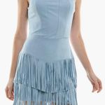 Nordstrom Row A: Fringe Faux Suede Corset Dress (size S) Like new Photo 2