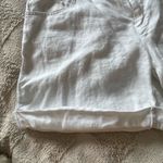 J. Jill Women's White Linen Shorts Cuffed Relaxed Beach Summer Coastal 8 Photo 4