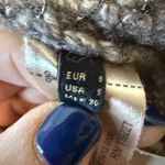 Massimo Dutti  ITALIAN YARN MADE IN TURKEY SWEATER TAN CREAM METALLIC SMALL Photo 6