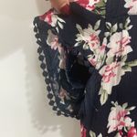 Blue Rain  Juniors Floral Flower Print Cold Shoulder Tank Sun Brunch Dress XS Photo 3