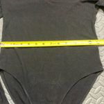 Mango pop‎ womens Black Long Sleeve Bodysuit Size S Photo 4