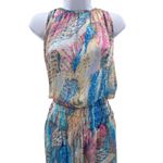 Tolani ‎ Collection Bohemian Print Sleeveless Dress Womens Medium Lightweight Photo 3