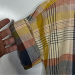 Carhartt  Womens Lightweight Twill Plaid Button Down Shirt Loose Fit Size Small Photo 7