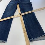 Silver Jeans  Womens‎ 27 Blue Fleet Kick Crop Denim Raw Hem High Rise Cotton Photo 8