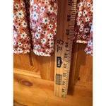 Altar'd State Alter'd State satin feel mini dress S ditzy floral Fall Chic faux wrap Photo 7