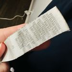 Theia Women's Blue Dramatic Lace Neck Formal Evening Deep Midnight Gown Size 4 Photo 15