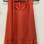 Mossimo lg womens tank shirt w front tie Red Photo 1