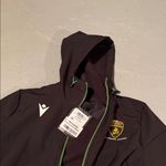 MACARON Lamborghini Motorsport Black Hooded soft shell medium NWT Photo 2