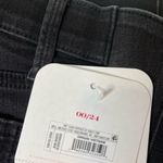 Isabel Maternity Side Inset Panel Black Midi Jean Raw Hem Shorts Size 00/24 New! Photo 10