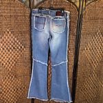 Mudd Vintage Y2K 90’s  Patchwork Flare Corset Closure Jeans Size 9 Photo 5