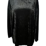 Vintage Fritzi California Velvet Top Large Black Soft Whimsygoth Grunge Made USA Photo 0
