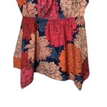 Kona Sol  Peach Pink & Navy Floral Print Tankini Top Women's 14W Photo 3