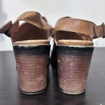 Pierre Dumas  block heel sling back‎ booties Brown Women's size 8 Photo 4