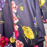 Floral Crépas Boutique Tunic / Dress | Women’s Size Small (Runs Big) NWOT Blue Photo 2