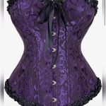 SheIn Purple and black corset Photo 0