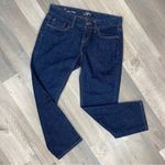 Loft Ann Taylor Curvy Crop Jeans Dark Blue 2 Stretch Mid Rise Photo 1