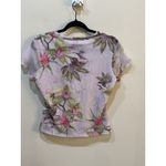 AllSaints‎ Pink Ellie Pink Floral Print Mesh T Photo 3