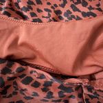 Aerie  Leopard Tie Back Full Coverage One Piece Swimsuit XS Women’s Brown 2555 Photo 3