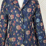 Sundance Alpine Coast Jacket Floral Jacquard Blazer Petite Size US PXS Photo 2