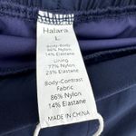 Halara  shorts women's large snap high waisted color block active blue white Photo 9