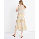 Madewell  Ruffle Button-Front Tank in Ombré Gingham Photo 2