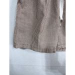 Keren Hart Gingham Cotton Lounge Shorts Brown Check Elastic‎ Waist Women Lg New Photo 6
