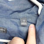 Van Heusen Button Up Women Size S 4-6 Blue Long Sleeve Cotton Spread Collar Photo 2