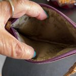 Coach  Vintage Purple - Plum Wristlet w camel handle & Mane Magic Photo 2