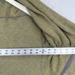 Lululemon Reversible Hooded Cardigan Gray Olive Green Knit Open Front Sz M READ Photo 4