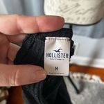 Hollister  black v neck or scoop neck reversible tie long sleeve size medium Photo 2