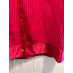 Victoria's Secret Vintage  Hot Pink Sateen Top Photo 3