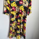 Etro floral silk midi dress Yellow Size 6 Photo 8
