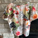 Christopher & Banks  Multicolor Short Sleeve Top PXL Photo 5