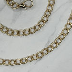Gold Tone Chain Purse Strap 46" Crossbody Bag Replacement ✨ Photo 6