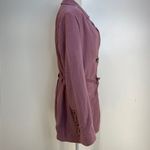 Free People Olivia Blazer Linen Belted Pink Photo 6