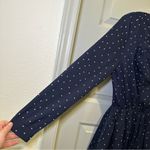 Princess Polly  Blue Polka Dot V Neck Long Sleeve Romper size US 6 Photo 3