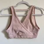 Alo Yoga Alo Togetherness Sports Bra Size XS Light Pink Ribbed Photo 3