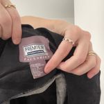 Vintage 90’s Button Strap Patch Pocket Black Maxi Dress Size M Photo 4