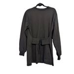 Pretty Little Thing Black Corset Detail Jumper Dress By  Size 10 Long Sleeve Crew N Photo 1