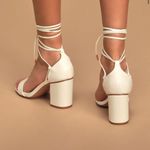 ASOS Lulu’s White Strappy Sandals (Size 11) Photo 2